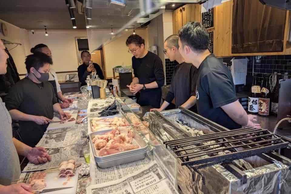 媛っこ地鶏解体講座を開催しました!